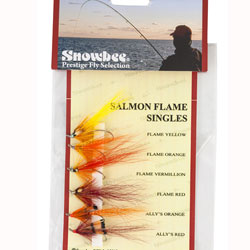 Snowbee Salmon Flame Singles Fly Selection - SF304