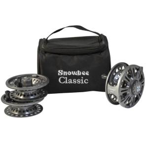 Snowbee Classic2 Fly Reel #7/8 Kit - Reel + 2 Spare Spools & Case - 10562