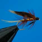 Invicta Gold Wet Trout Fishing Fly #12 (W138)