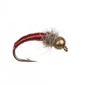 Turrall Caddis Worm Red Beadhead Trout Fly
