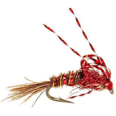 Turrall Czech Mayfly Rusty Beadhead Trout Fly