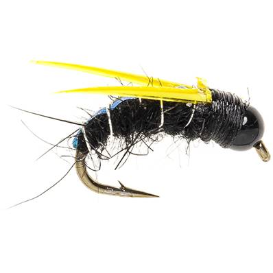 Turrall Flashy Prince Yellow Beadhead Trout Fly
