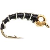 Turrall Zebra Midge Black Beadhead Trout Fly