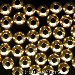 25 X Metal Beads - Gold