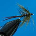 Mayfly Olive Partridge Special Dry Trout Fishing Fly #14 (D576)