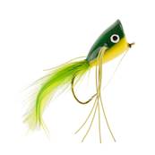Turrall Bass Yellow Green Foam Popper Trout Fly