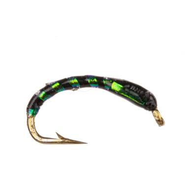 Turrall Black & Pearl Flex-Epoxy Buzzer Trout Fly