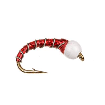 Turrall Chironomid Red Flash Beadhead Trout Fly