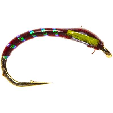 Turrall Claret UV Holo Rib Epoxy Buzzer Trout Fly