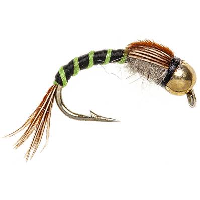 Turrall Czech Mayfly Green Beadhead Trout Fly