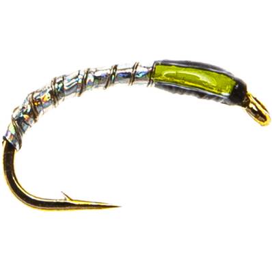 Turrall Epoxy Shimmer Silver Buzzer Trout Fly