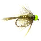 Turrall Green Olive Nymph Hot Head Trout Fly