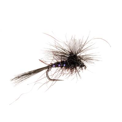 Turrall Hi-Viz Black Gnat Barbless Wild River Trout Fly