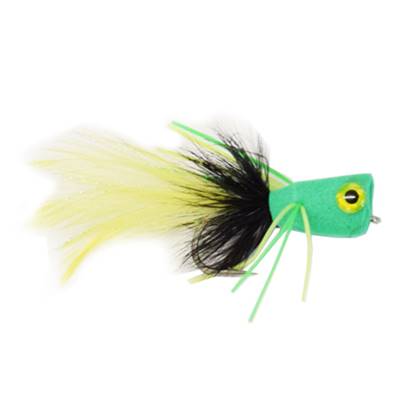 Turrall Popper Scream Green & Yellow Premium Saltwater Fly