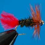 Red Tag Dry Trout Fishing Fly #14 (D334)