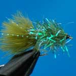 Olive Blob Trout Fishing Fly