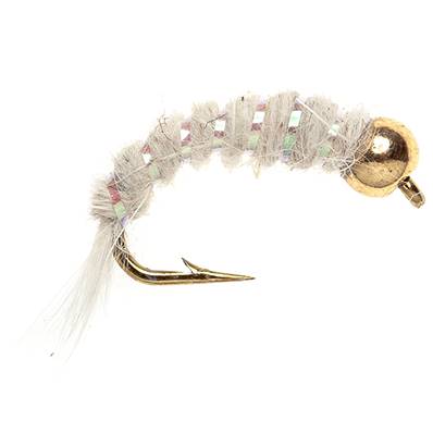 Turrall Hares Ear Grub Cream Beadhead Trout Fly