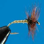 Greenwells Glory (Hackle) Dry Trout Fishing Fly #14 (D238)