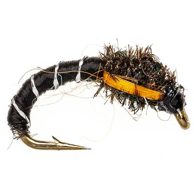 Turrall Blakestone Buzzer Black Standard Nymph Trout Fly