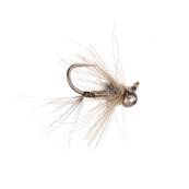 Turrall Off Bead Silver CDC Quill Tungsten Nymph Barbless Trout Fly