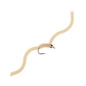 Turrall Tan Worm Beadhead Squirmy Worm Trout Fly