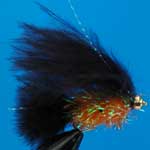 Cats Black And Orange Fritz Gh L/S Trout Fishing Fly #10 (Fr3)