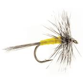 Turrall Badger & Yellow Dry Hackled Trout Fly