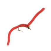 Turrall Bloodworm Red Beadhead Squirmy Worm Trout Fly