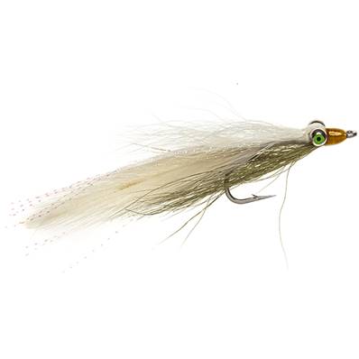 Turrall Clouser Minnow Olive & White Premium Saltwater Fly