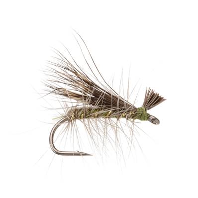 Turrall Elk Hair Olive Caddis / Sedge Trout Fly