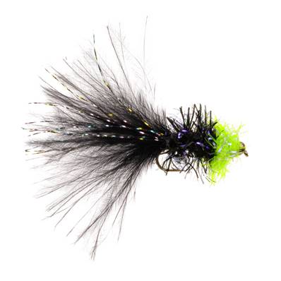 Turrall Montana Flu. Green Fritz Gold Head Trout Fly