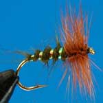 Bobits Olive Dry Trout Fishing Fly