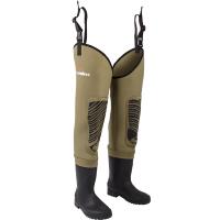 Snowbee Classic Neoprene Cleated Bootfoot Thigh Waders - 12302.01