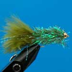 Olive Fritz Gh L/S Trout Fishing Fly #10 (Fr15)