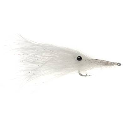 Turrall Marabou Shrimp White Saltwater Sea Trout Fly