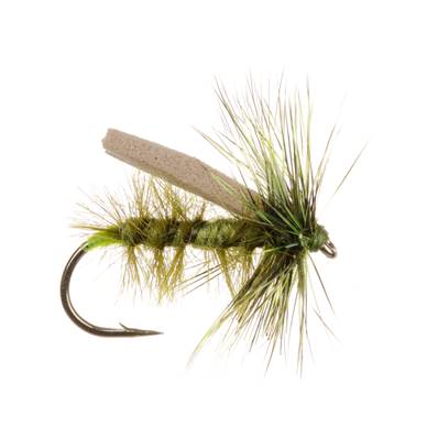 Turrall Olive Foam Caddis Stalking Trout Fly