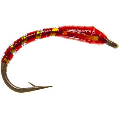 Turrall Red & Pearl UV Rib Buzzer Trout Fly