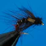 Snatcher Black And Red Jc Wet Trout Fishing Fly #12 (W216)