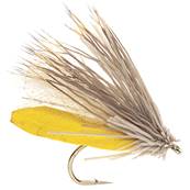 Turrall Dear Hair Foam Yellow Sally Caddis / Sedge Trout Fly