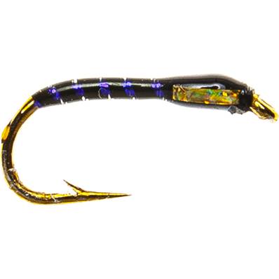 Turrall Epoxy Black & UV Rib Yellow Cheeks Buzzer Trout Fly