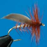 Silver Sedge Dry Trout Fishing Fly #12 (D343)