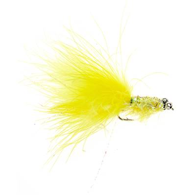 Turrall Bead Eye Gladiator Yellow Streamer / Lure Trout Fly