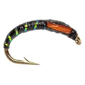 Turrall Epoxy Black & Orange Cheeks Buzzer Trout Fly