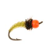 Turrall Yellow Grub Orange Head Nordic Trout Fly