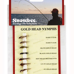 Snowbee Gold Head Nymph Fly Selection - SF105