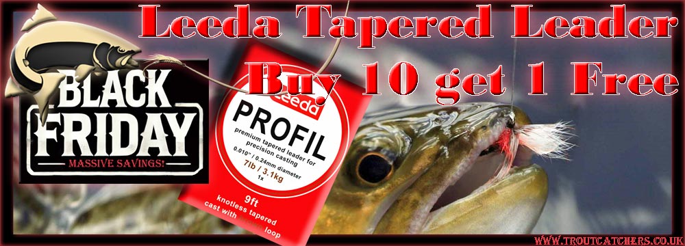 SPECIAL EXCLUSIVE troutcatcher DEAL - Buy minimum 10 'Leeda Profil Casts' (Dry or Dropper or Selecta) you'll qualify for one to be fully discounted.