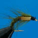Snatcher Olive Jc Wet Trout Fishing Fly #12 (W231)