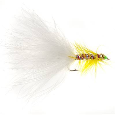 Turrall Beadhead White Dancer Streamer / Lure Trout Fly