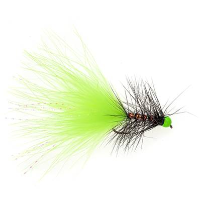Turrall Chartreuse & Chartresue Head Dancer Trout Fly