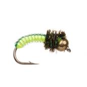 Turrall Juicy Grubs Lime / Lemon Bead Head Trout Fly Trout Fly